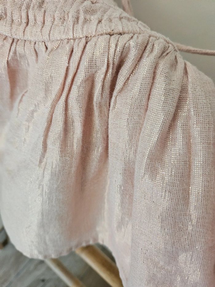 Jolie robe rose irisé - photo numéro 4