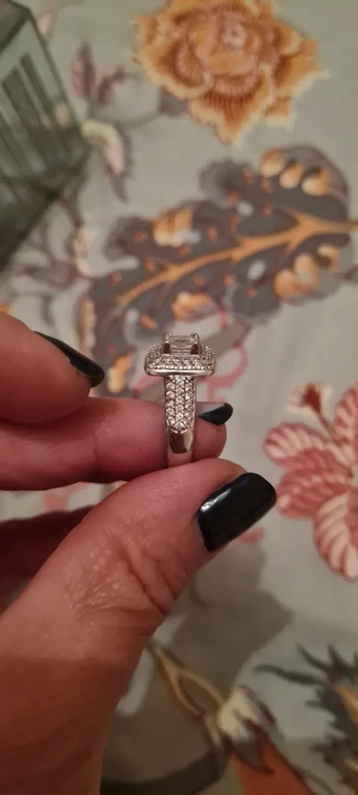 Bague solitaire en argent - photo numéro 5