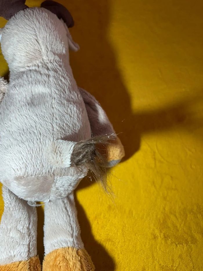 Petite peluche cerf , beige clair - photo numéro 7