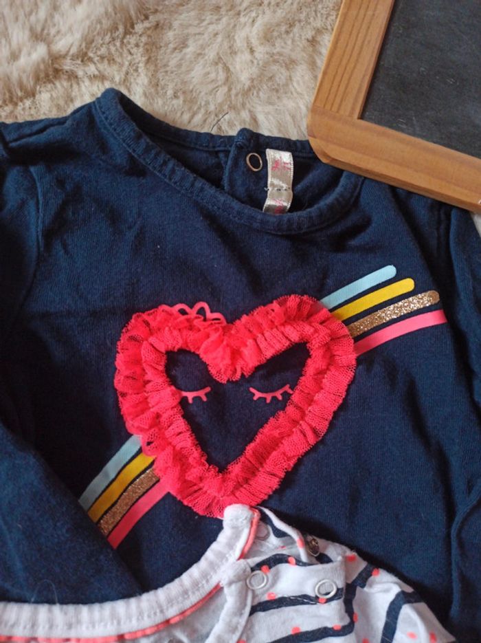 Lot t shirt manches longues fille - photo numéro 2