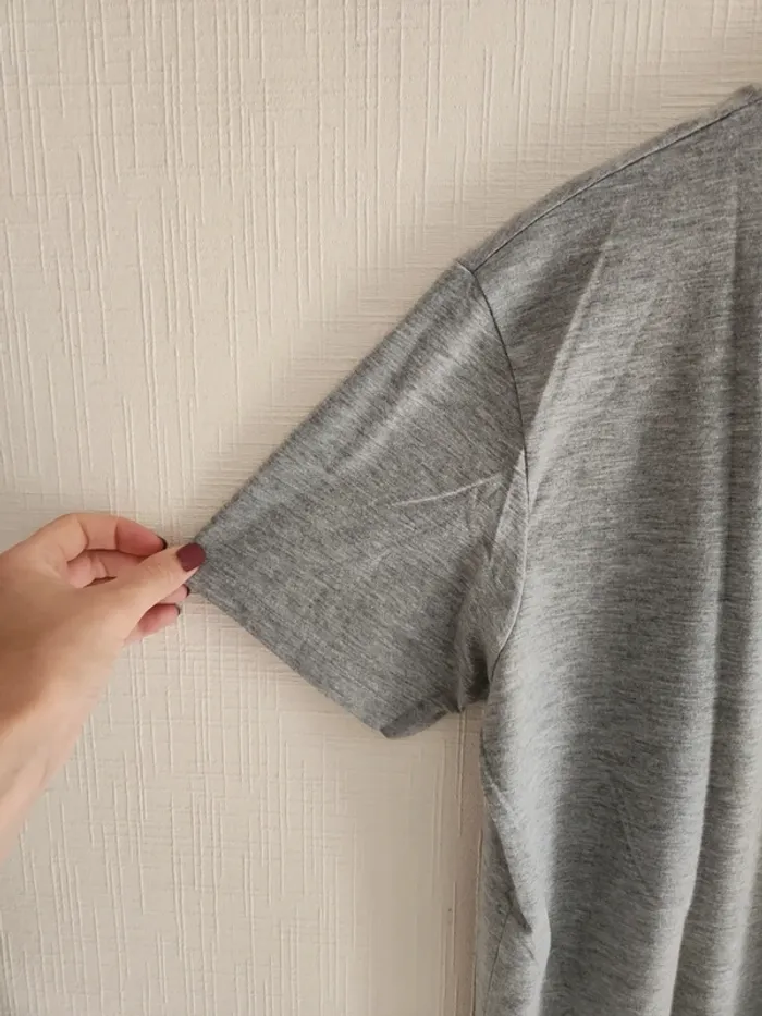 Tee-shirt manches courtes gris Celio M - photo numéro 10