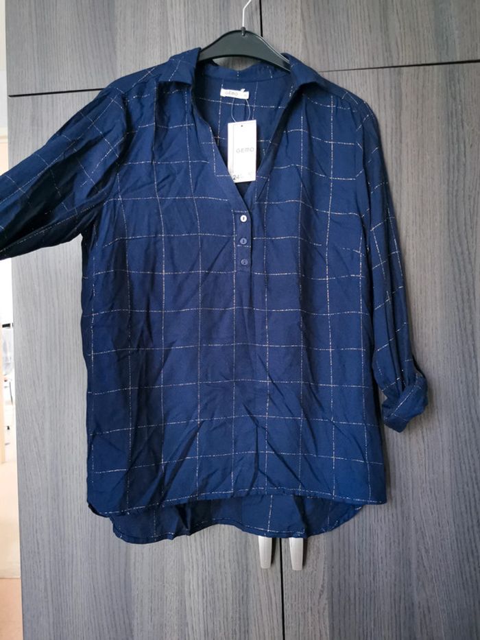 Blouse bleu marine - photo numéro 3