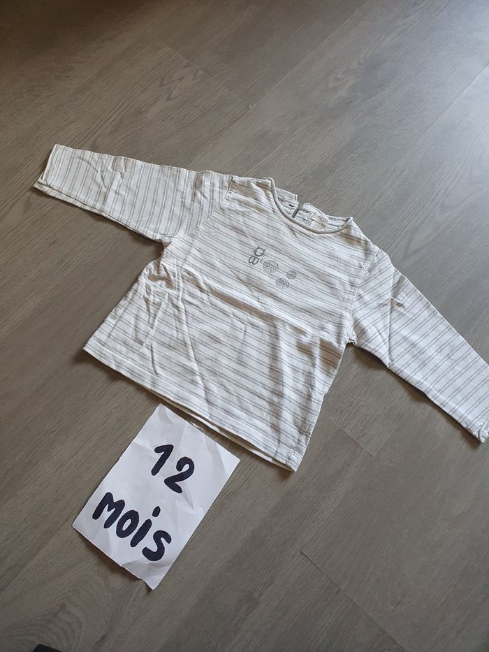 Maillot t-shirt 12mois garçon