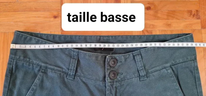 chino femme taille basse On You T27/37 - photo numéro 11