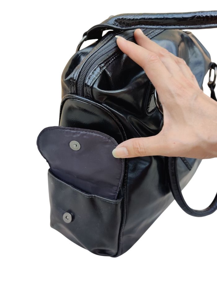 Sac à main femme cuir vintage 2009 porté épaule - neuf - photo numéro 6