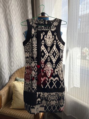 Robe Desigual - à motif - crème/noir - comme neuve jamais portée - taille 36/S
