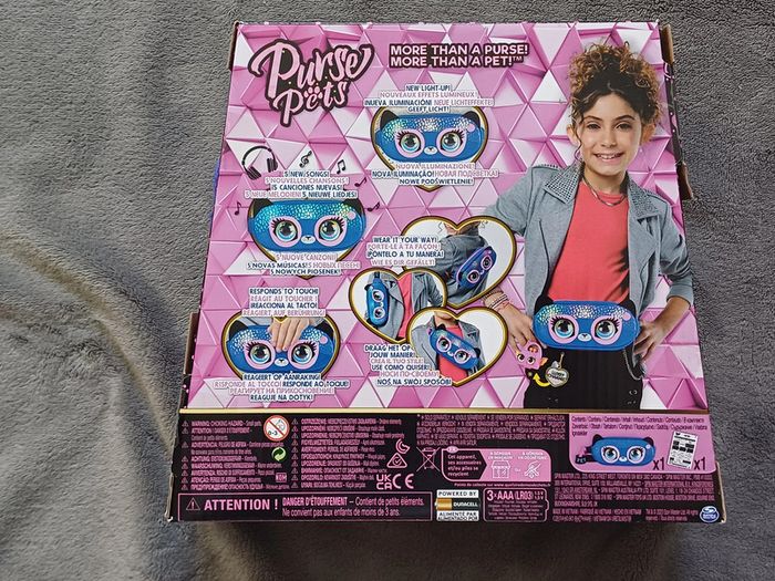 Sac banane pour enfant lumineux avec jeux neuf purse pets - photo numéro 2