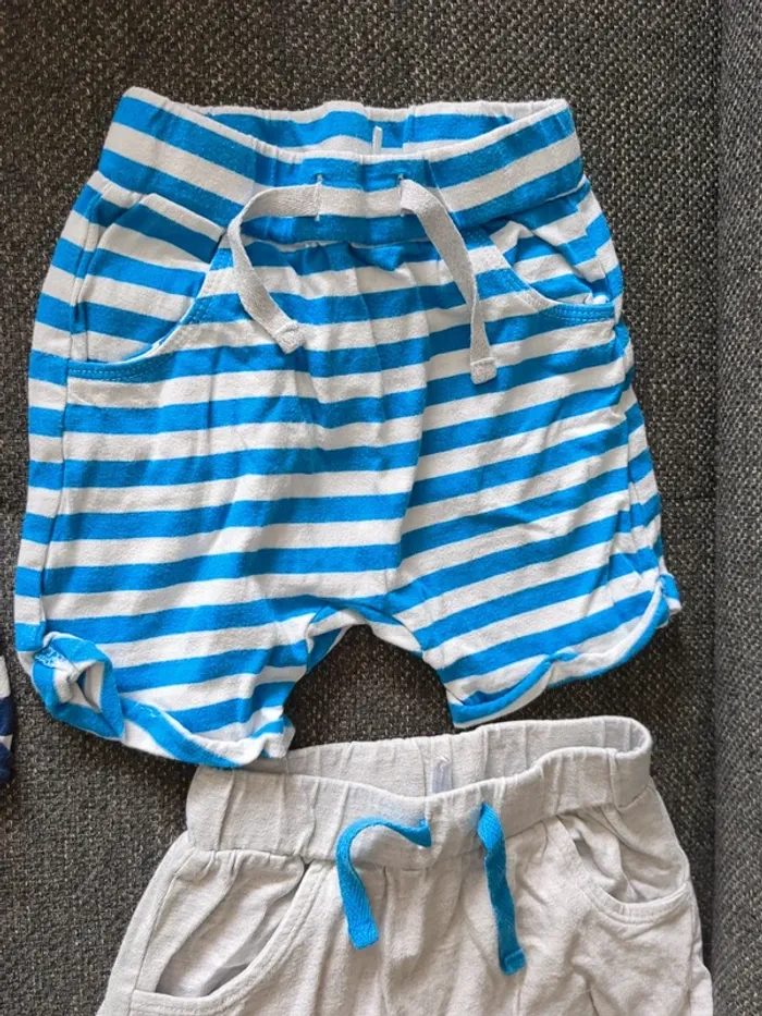 Lot de 7 shorts bébé garçon 74 cm - photo numéro 3