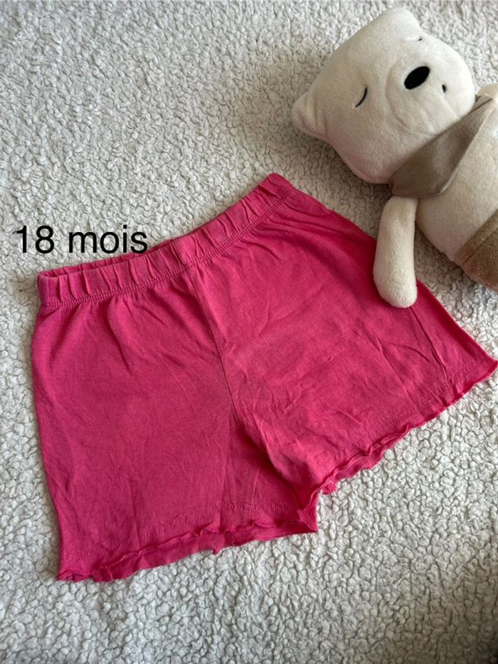 Short fille 18 mois