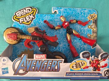 Avengers - Flex Rider Iron Man - Bend and Flex