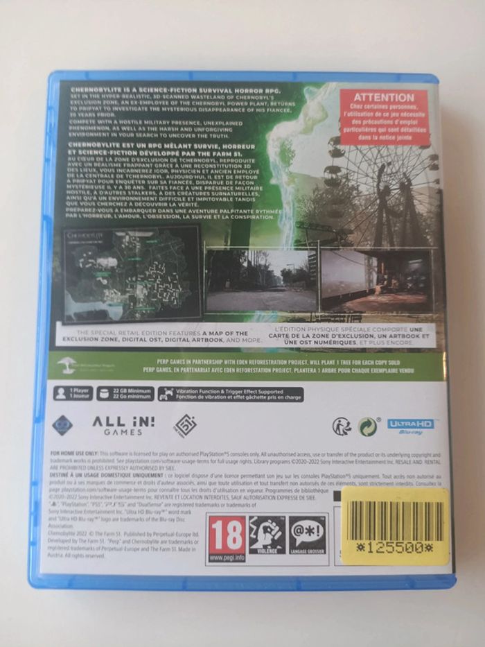 Jeu PS5 chernobylite - photo numéro 2