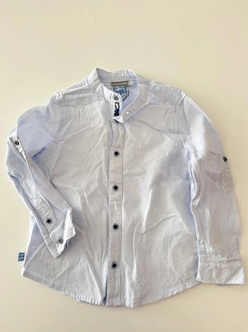 Chemise sergent major bleu