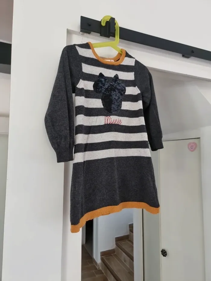Robe avec sequins orchestra 5 ans
