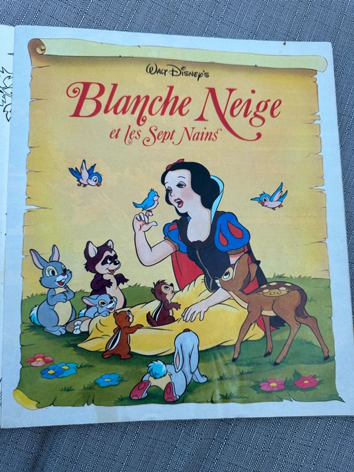 Blanche neige et les 7 sept nains Disney album vignettes Panini complet vintage ancien - photo numéro 4