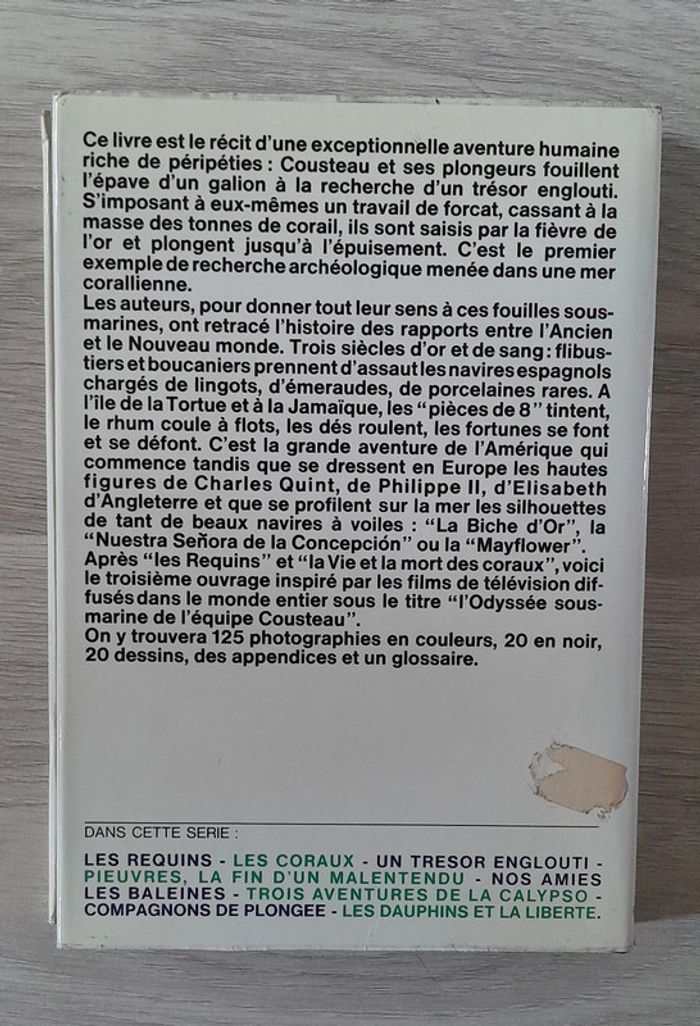 Un trésor englouti Jacques Yves couteau et Philippe diole - photo numéro 11