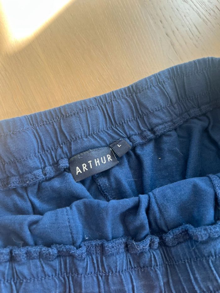 short de pyjama arthur bleu marine - photo numéro 4