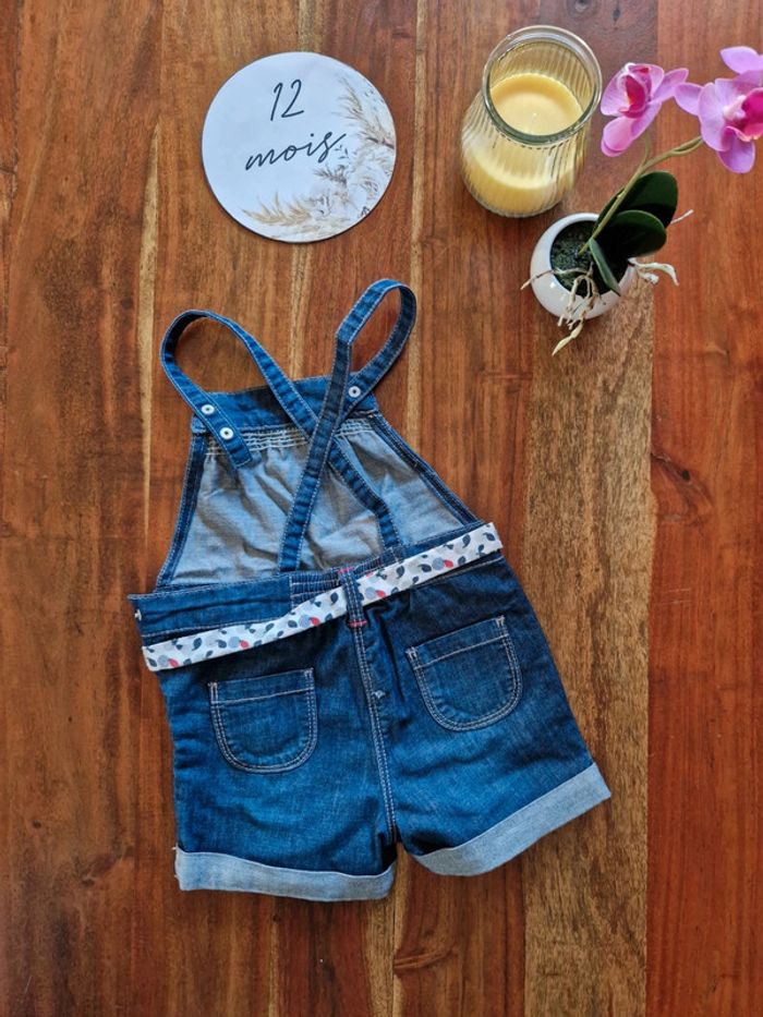 Salopette short Obaïbi 12 mois - photo numéro 2