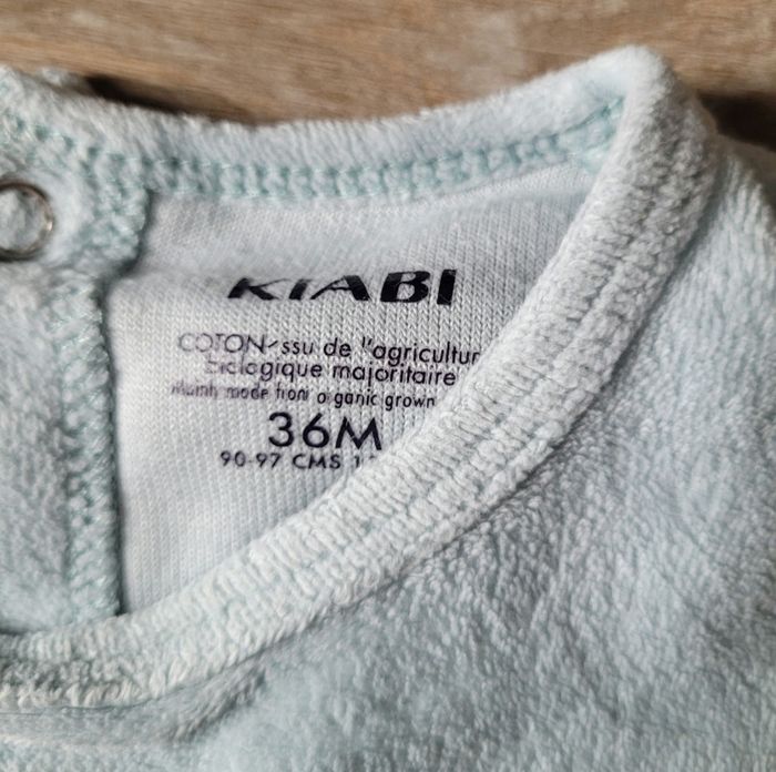 Pyjama velours taille 36 mois - photo numéro 4