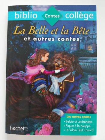 Livre La Belle et La Bête collège 