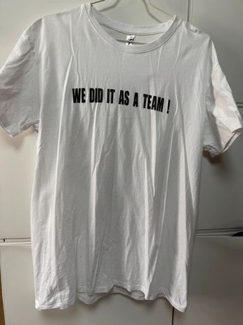 T-shirt homme xl imprimé we did it as a team