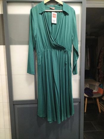 Robe longue verte