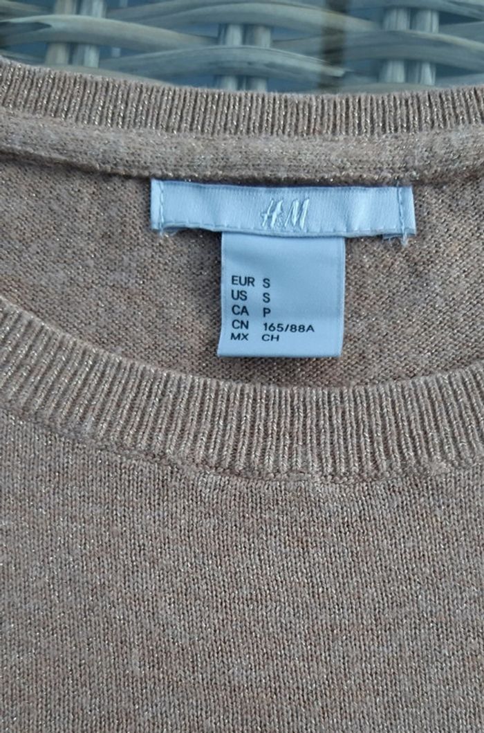 Pull rose doré H&M - photo numéro 4
