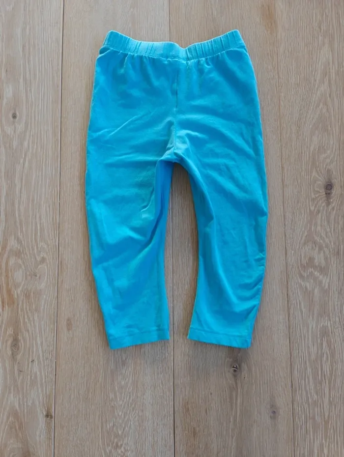 Leggings 3/4 bleu ciel - photo numéro 3