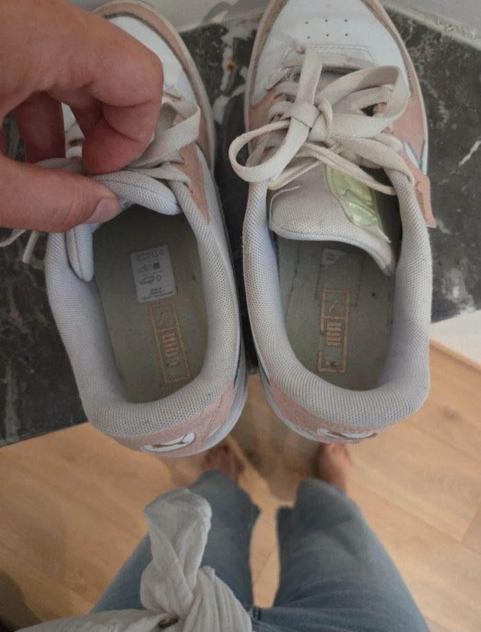 Puma colorées taille 37.5 avec semelle haute compensée - photo numéro 6