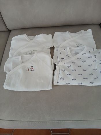 Lot bodies petit bateau cadet rousselle