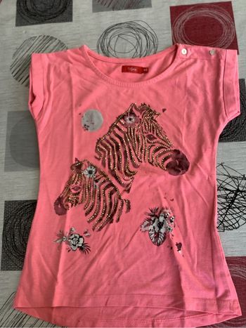 Tee shirt zèbre