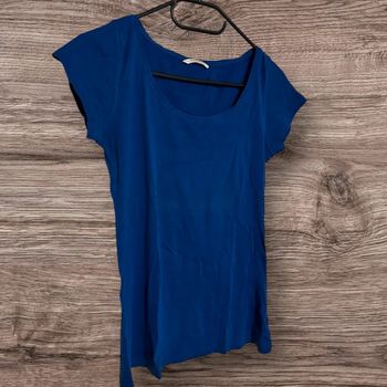 T-shirt bleu Camaïeu - 36/S
