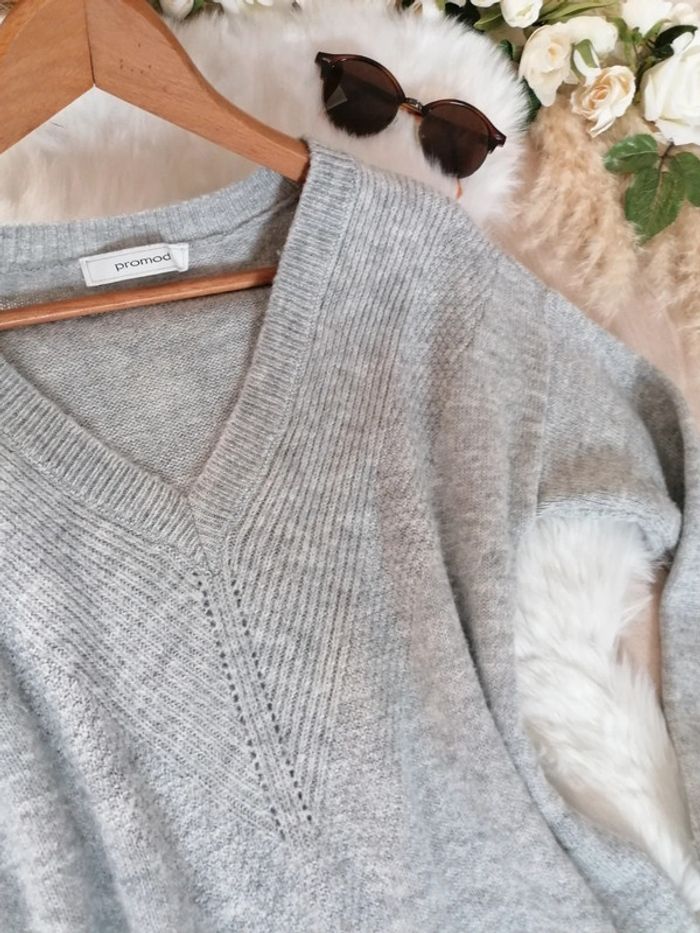 Robe pull promod grise taille L - photo numéro 2