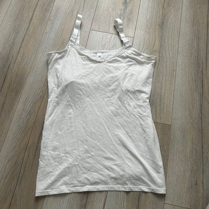 Débardeur d’allaitement blanc