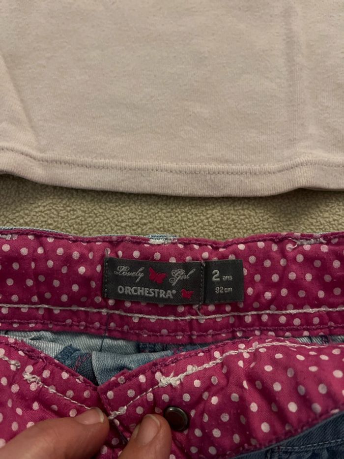 Jupe en jeans et débardeur 2 ans - photo numéro 4