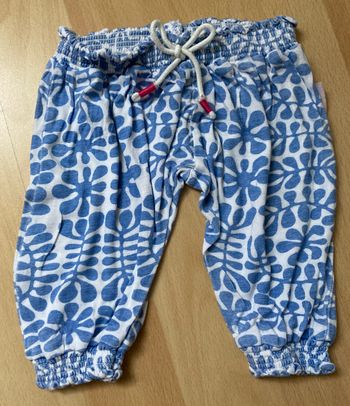 Pantalon coupe sarouel imprimé fleuri bébé 6 mois