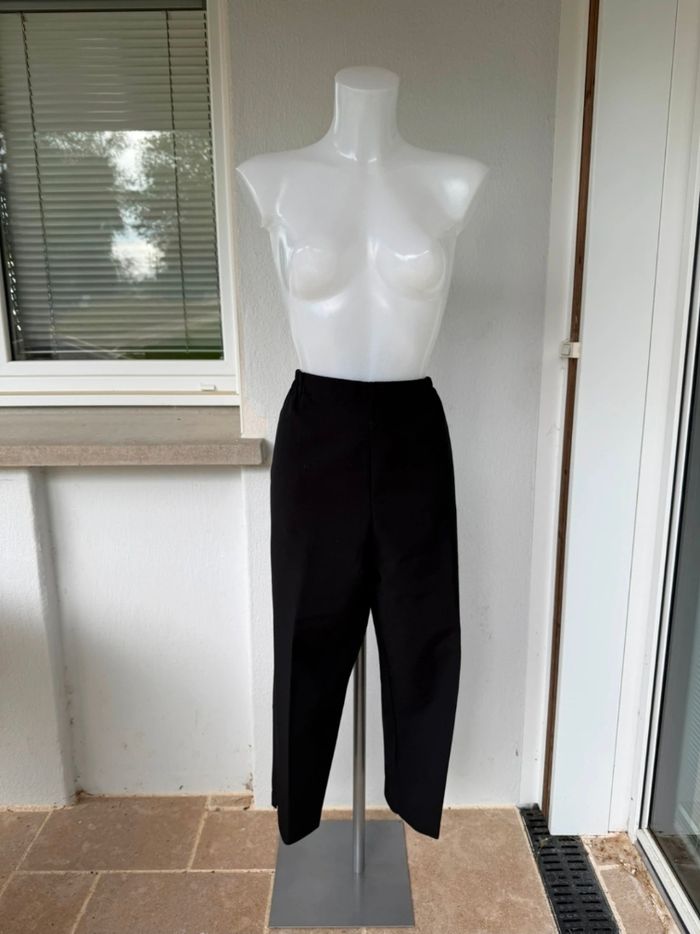 Pantalon noir élastique - photo numéro 1
