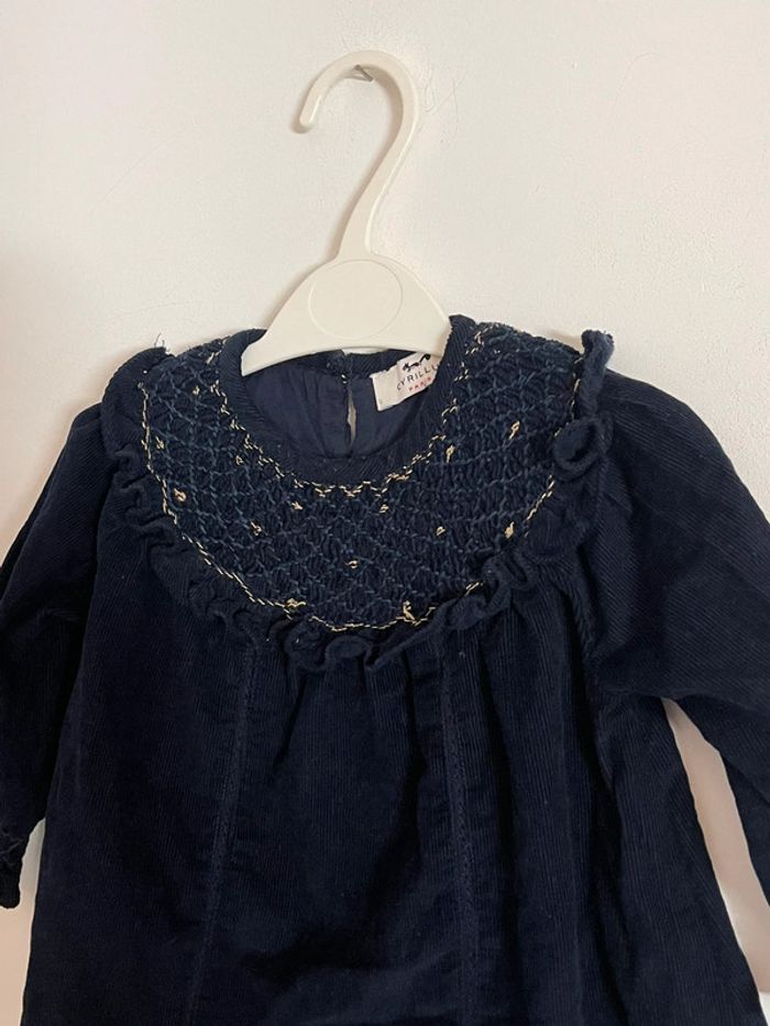 Robe velour cyrillus 12 mois - photo numéro 2