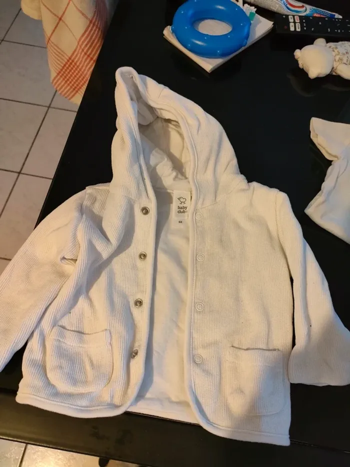 Gilet baby club 68 cm mixte fille garçon