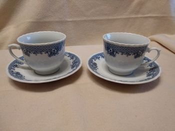 Duo Tasse à café avec sous tasses