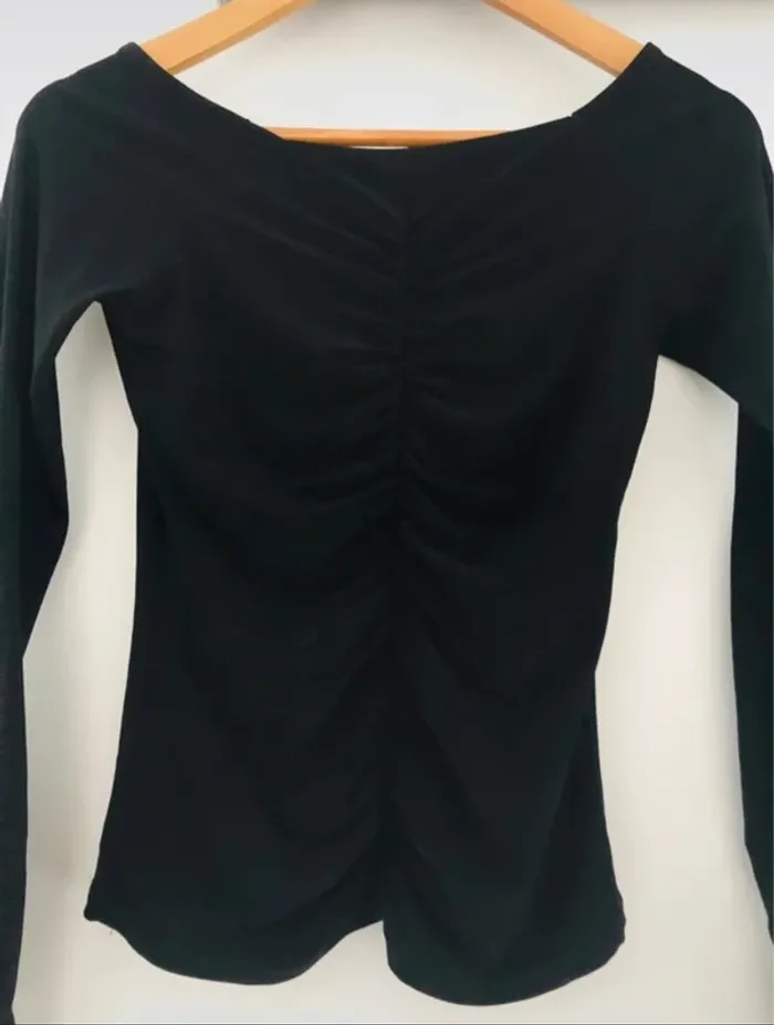 Pull léger noir Cécilia taille S Y2K vintage rétro - photo numéro 7