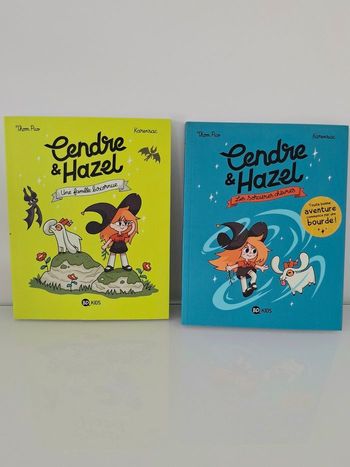 Lot de 2 BD Cendre et Hazel