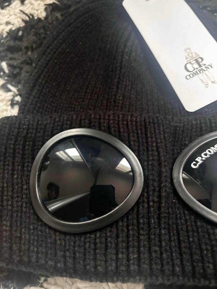 Bonnet cp company noir - photo numéro 3