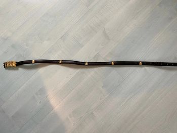 Ceinture noire avec nounours dorés 80cm