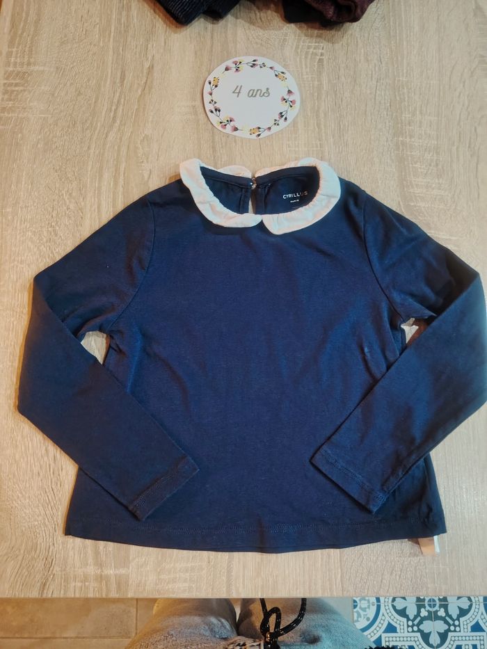 Ensemble chic fille 4 ans Cyrillus, petit bateau tbe - photo numéro 9