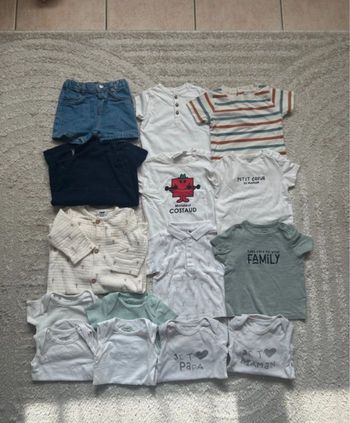 Lot vêtements 6 mois garçon 