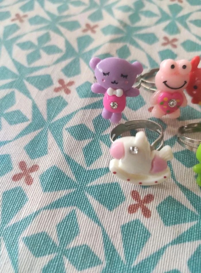 5 bagues enfant neuves - photo numéro 3