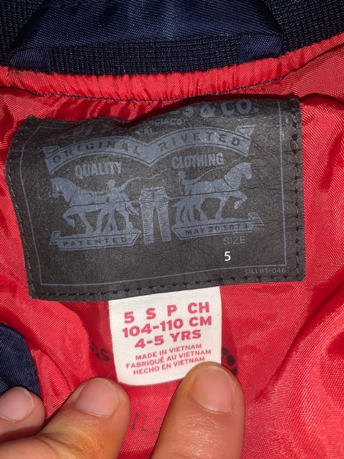 Bomber’s Levi’s bleu marine - photo numéro 2