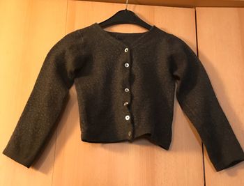 Pull gris kaki