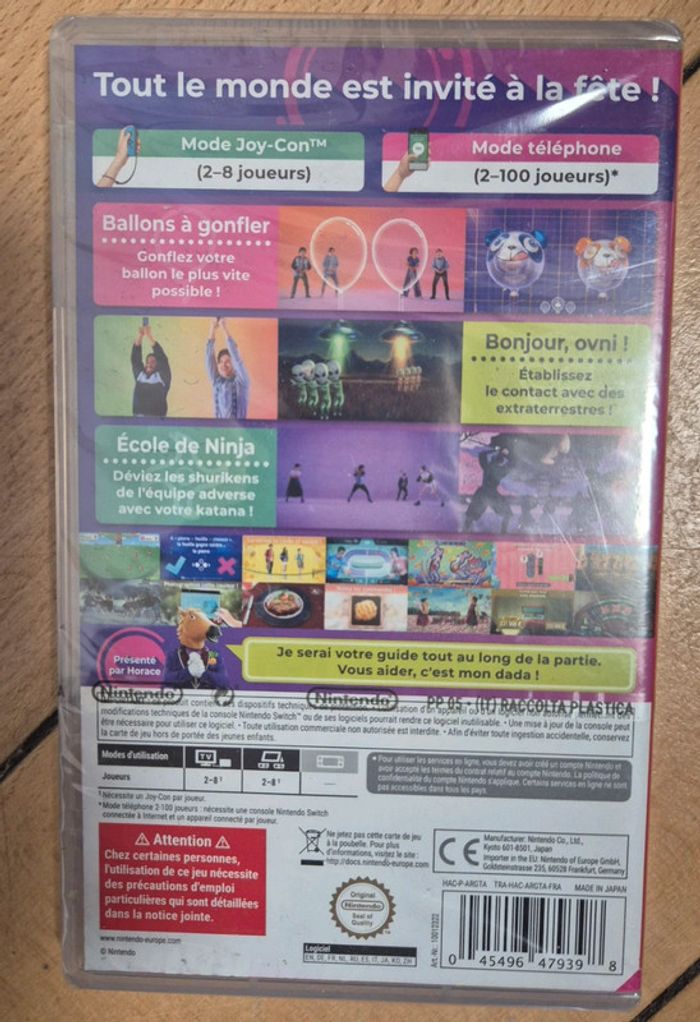Everybody 1 2 Switch. Neuf sous blister. Nintendo Switch compatible Switch Lite et Oled. - photo numéro 2
