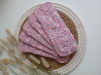 Pack de 5 serviettes hygiéniques lavables